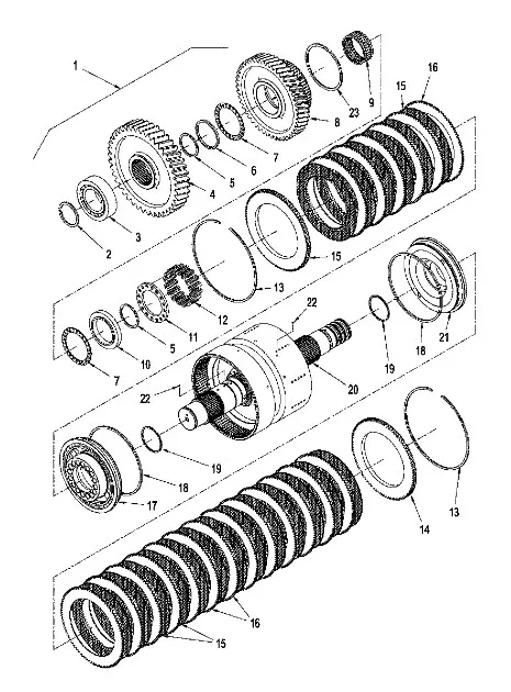 427676A1 - Кольцо стоп. толщ. 2,7мм вала КПП TJT9./St.