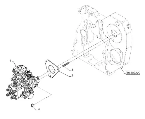 2856382 - Насос топл. выс. давл. в сборе ДВС NEF H/WD